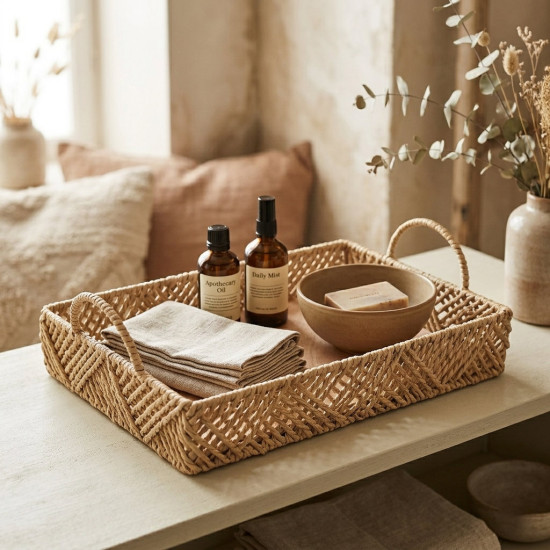 Straw Basket	Small